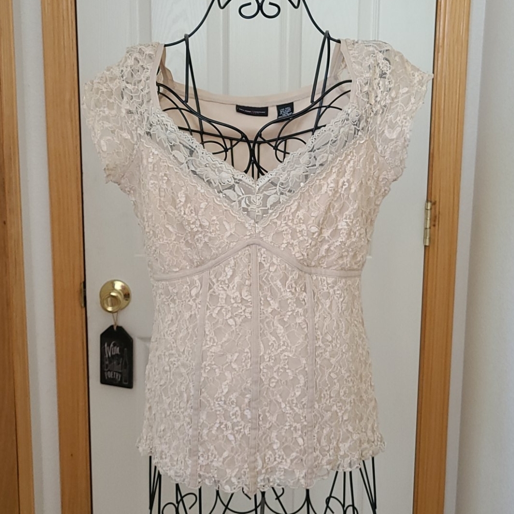 Lace babydoll Top